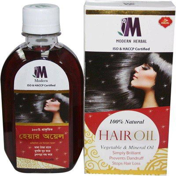 Herbal Hair Oil - ৯৬% চুল পড়া কমানো এবং চুলের বৃদ্ধি বৃদ্ধিকারী